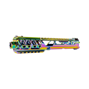 AAP-01/C FUKU-2 CNC UPPER SET V2 - Electroplating Rainbow Long CUTOUT Version