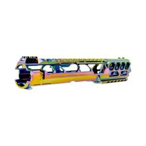 AAP-01/C FUKU-2 CNC UPPER SET V2 - Electroplating Rainbow Long CUTOUT Version