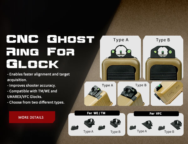 CNC Ghost Ring For Glock