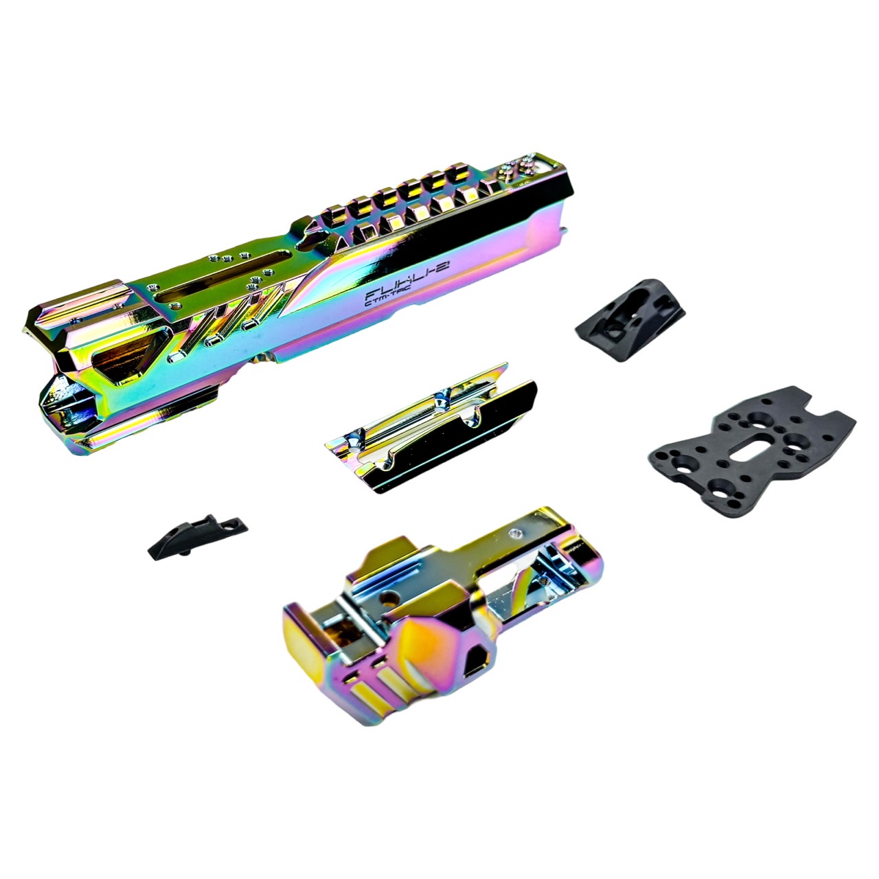 AAP-01 FUKU-2 CNC UPPER - Electroplating Rainbow BABY SHARK